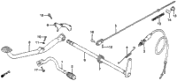 Brake Pedal + Gearshift Pedal