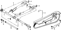 Swingarm + Chain Case 79