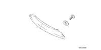Trunk Handle (Chrome W/Gl Logo)