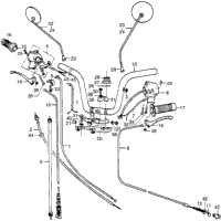 Handlebar + Cables + Switches