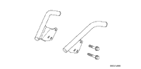 Chrome Passenger Grab Rail