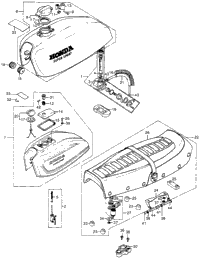 Fuel Tank + Seat