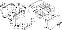 Side Cover + Oil Tank + Tools