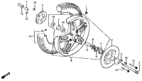 Cb650c Front Wheel 80