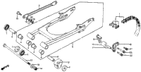 Swingarm + Drive Chain 80-81