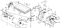 Starting Motor + Left Side Cover