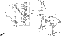 F3 Fr. Brake Master Cyl. 95-96