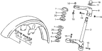 Steering Stem + Front Fender