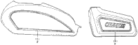 Fuel Tank Stripe + Side Cover Stripe 81