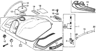 Xl500s Fuel Tank 79-81