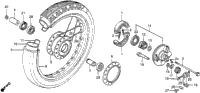 Front Wheel + Front Brake Panel