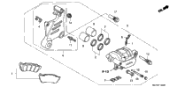 Rear Brake Caliper ('02-'04)