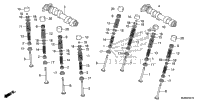 Camshaft + Valve (Rr.)