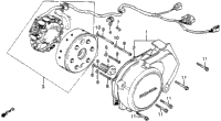 Cm450e/Cleft Crankcase Cover + Alternator