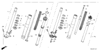 Front Fork (Crf1100a4/D4)
