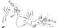 Handle Lever + Switch + Cable ('99-'00)