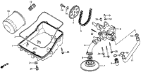 Oil Filter + Oil Pan + Oil Pump