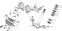 Vt500c Steering Stem 85-86