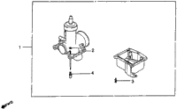 Carburetor + Optional Partskit