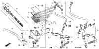 Front Brake Master Cylinder (Vt750c2f/C2b)