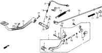 Brake Pedal + Gearshift Pedal
