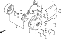 Left Crankcase Cover + Alternator