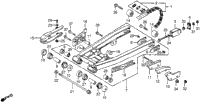 Swingarm + Drive Chain 82