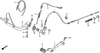 Brake Pedal + Change Pedal