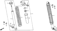 Rear Shock Absorber 77-79