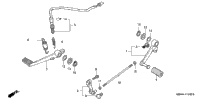 Brake Pedal + Change Pedal