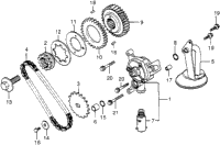 Oil Pump + Primary Drive Gear