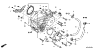 Left Crankcase Cover + Water Pump