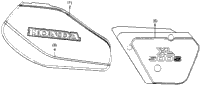 Xl500s Stripes 79-81