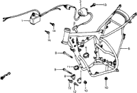 Frame + Ignition Coil 82