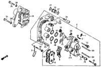 Front Brake Caliper 85-86
