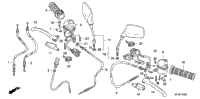 Handle Lever + Switch + Cable