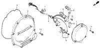Clutch Cover + Pulse Generator
