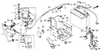 Battery + Fuel Pump