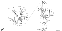 FRONT BRAKE MASTER CYLINDER (GROM125A)