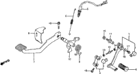 Brake Pedal + Gearshift Pedal