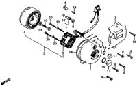 Left Crankcase Cover + Alternator