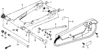 Swingarm + Chain Case