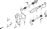 Camshaft + Lower Rocker Arm