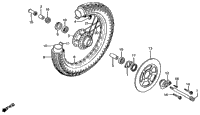 Cb650 Front Wheel 80-82