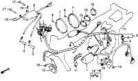 Wire Harness + Ignition Coil + C.D.I. Unit
