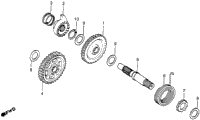 Kick Starter Spindle 82-83