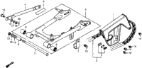 Swingarm + Chain Case 79