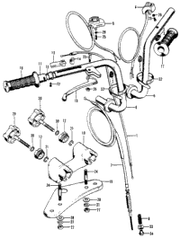Handlebar + Top Bridge + Cables