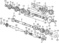 Transmission + Kick Spindle