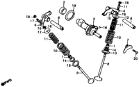 Camshaft + Valve